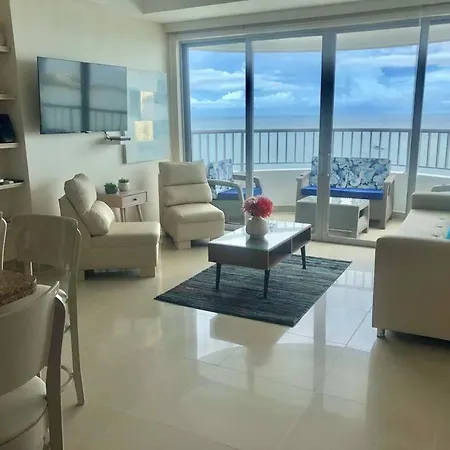 Apto 2302 Frente Al Mar- Edificio Palmetto, Piso 23 Apartamento
